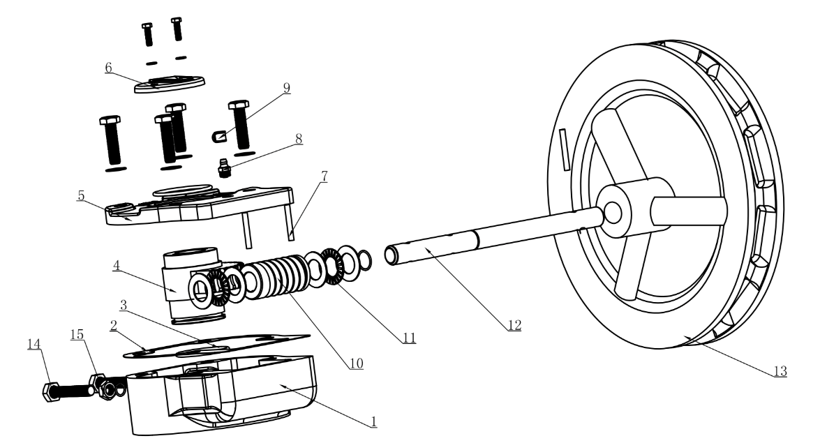 Valve Gear Box Construction